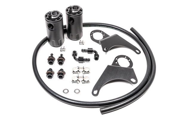 Radium Dual Catch Can Kit Mitsubishi Evo 8-9 Fluid Lock 20-0118-FL