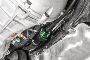 Radium Corvette fuel filter mount installed 20-0982