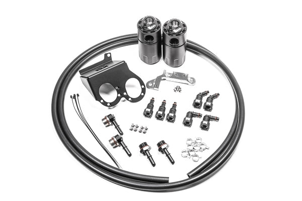Radium Dual CCV Catch Can Kit 2014-2019 Chevrolet Corvette C7 LT1 20-0986-FL