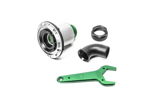 Radium Remote Mount Vented Female Dry Break 1.5in Elbow Universal 20-1104-V