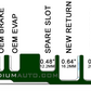 Radium E36 E46 line retainer dimensions 20-1176