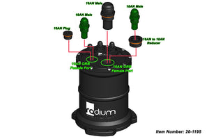 Radium Fuel Surge Tank for External Pumps diagram 20-1195