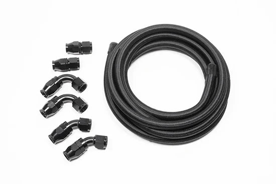 Radium Engineering 6AN DIY PTFE hose kit in black at Tuned By Shawn
