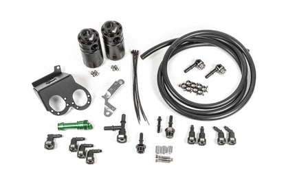 Radium Engineering 15-19 Corvette Z06 Dual Catch Can Kit Fluid Lock