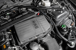 Radium N54 catch can kit installed BMW 20-0373-FL