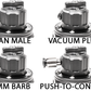 Radium multi-port regulator kit with fittings and bracket, sold by Tuned By Shawn