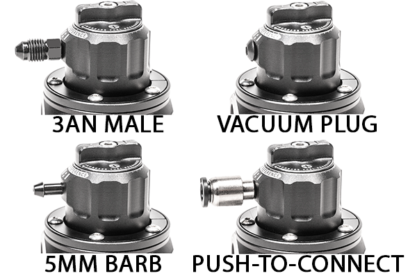 Radium multi-port regulator kit with fittings and bracket, sold by Tuned By Shawn