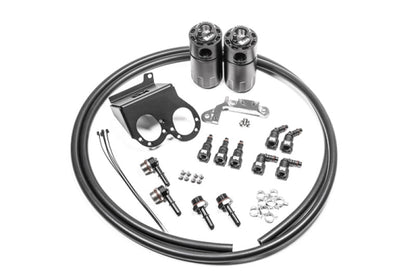 Radium 14-19 Chevrolet Corvette LT1 CCV Fluid Lock Dual Catch Can Kit