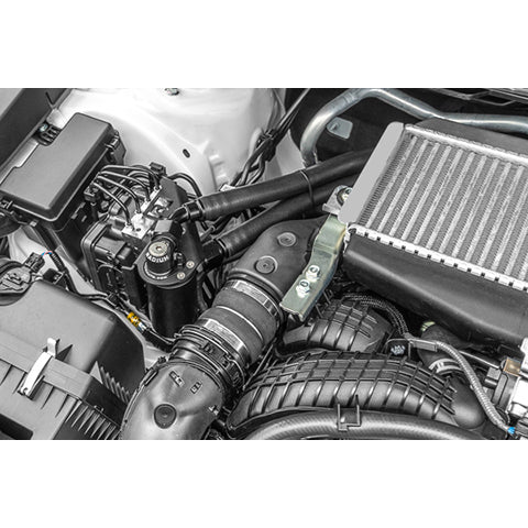 Radium PCV Fluid Lock can on VB WRX ABS bosses, Tuned By Shawn
