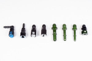 Radium Engineering SAE quick connect adapter fittings at Tuned By Shawn