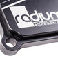 Radium PCV baffle plate installed on EcoBoost engine block, Tuned By Shawn