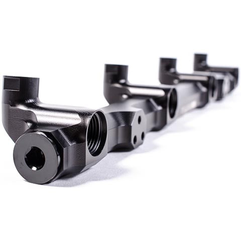 Black anodized Radium rails on supercharged LSA, Tuned By Shawn