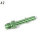 Anodized Radium 6AN male adapter fitting, Tuned By Shawn