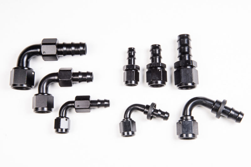 Radium Engineering 6AN straight Push-Lok hose end 14-0201 at Tuned By Shawn