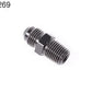 Radium 6AN bulkhead fitting with jam nut, sold by Tuned By Shawn