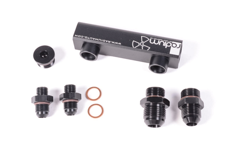 Radium Engineering Bosch pump 4-port manifold 20-0063 at Tuned By Shawn