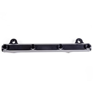 Billet 6061 aluminum Radium Evo X fuel rail with 8AN ORB ports, Tuned By Shawn