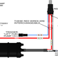 Radium preassembled 6AN PTFE hoses and wiring for Evo X FST, sold by Tuned By Shawn