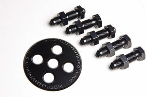 Radium Engineering 6AN bulkhead plate kit 20-0128-01 at Tuned By Shawn
