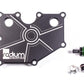 CNC machined Radium PCV plate with dual 10AN ORB ports, Tuned By Shawn