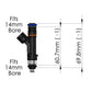 Radium REW conversion rail with extension mounts, sold by Tuned By Shawn