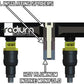 Radium KA rail kit with phenolic spacers and seats, sold by Tuned By Shawn