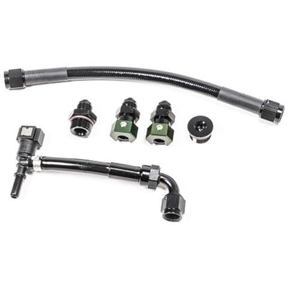 Radium Engineering MK5 Supra fuel rail plumbing kit 20-0753-PK at Tuned By Shawn