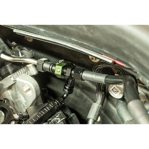 Radium SAE tee and PTFE hose for B58 PIK, Tuned By Shawn