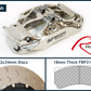 Corvette C8 Front Brake Kit AP Racing Radi-CAL ENP Competition (Front 9660/372mm) 2020+ - 13.01.10128-ENP